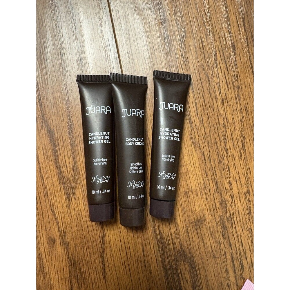 3 of Juara Coconut Illipe Hand & Nail Balm Travel Mini Size 8 ml each